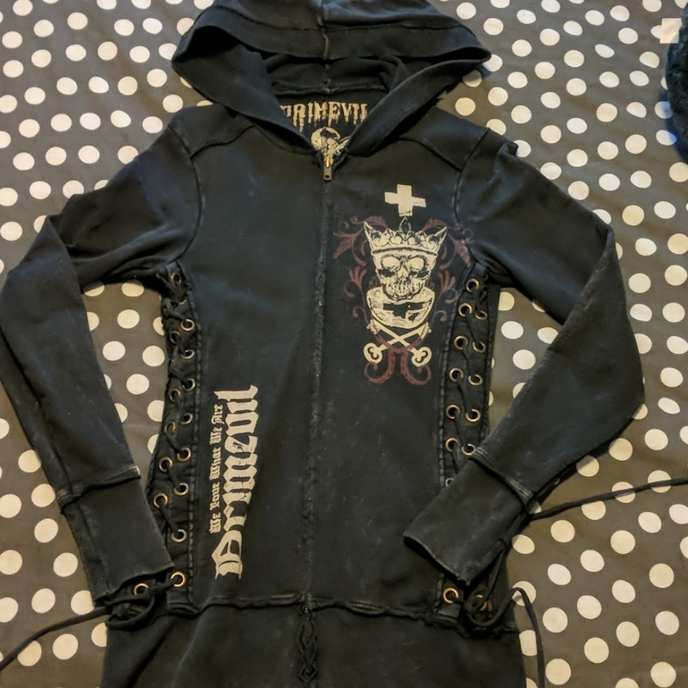 Primevil zip hoodie size S